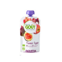 Good Gout Kapsička Jablko s fíky BIO 120g 4M