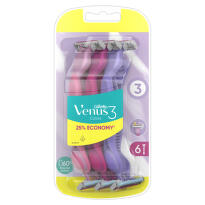 Gillette Venus3 Simply Colors dámská jednorázová holítka 6ks