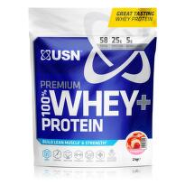 USN 100% Premium Whey Protein 2000g strawberry