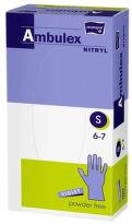 Ambulex Nitryl rukavice nepudrové violet S 100ks