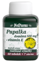 MedPharma Pupalka dvouletá 500mg+vit.E tob.67