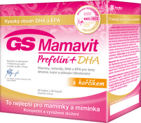 GS Mamavit Prefolin+DHA 30 tablet + 30 kapslí