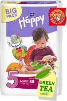 Happy Junior dětské pleny 58ks
