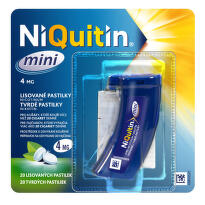 NiQuitin Mini 4mg, 20 lisovaných pastilek