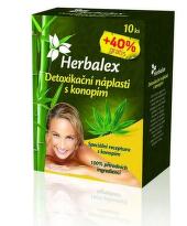 Herbalex detoxikační náplasti s konopím 10ks