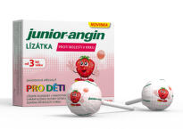 Junior-angin lízátka pro děti od 3 let 8ks - II. jakost