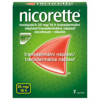 NICORETTE INVISIPATCH 25MG/16H transdermální náplasti 7 I