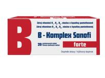 B-Komplex forte Sanofi 20 potahovaných tablet