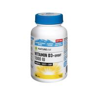 NatureVia Vitamin D3-Efekt 1000 IU tbl.90