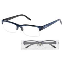 Brýle čtecí +3.00 modro-černé s pouzdrem FLEX