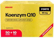 Walmark Koenzym Q10 Forte 60mg 50+10 tobolek navíc - II.jakost