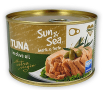Tuňák v olivovém oleji s extra virgin 400g Sun&Sea