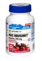 NatureVia Max brusinky pastilky tbl.30+6