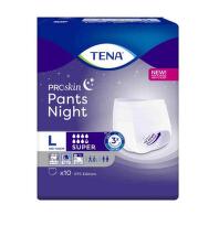 TENA PANTS NIGHT SUPER LARGE KALHOTKY ABSORPČNÍ NATAHOVACÍ,BOKY 100-135CM,2010M