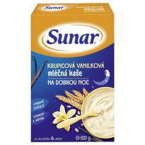 Sunar vanilková krupicová kaše mléčná na dobrou noc 225 g