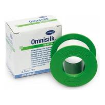 Náplast Omnisilk bílé hedvábí 2.5cmx5m 1ks - II. jakost