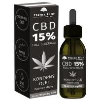 Konopný olej CBD 15 % 1500 mg 10 ml