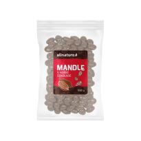 Allnature Mandle v hořké čokoládě 500g