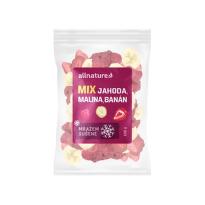 Allnature Mix jahoda malina banán suš.mrazem 100g