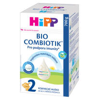 HiPP 2 Combiotik kojenecké mléko BIO 700g - II. jakost