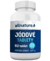 Allnature Jódové tablety tbl.60