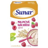 Sunar malinová kaše mléčná rýžová 225 g