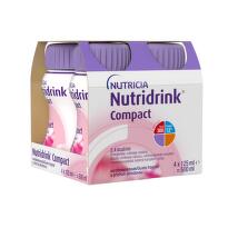 NUTRIDRINK COMPACT S PŘÍCHUTÍ JAHODOVOU perorální roztok 4X125ML