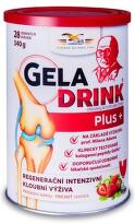 Geladrink Plus+ práškový nápoj jahoda 340g - II. jakost