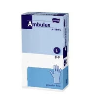 Ambulex Nitryl rukavice nepudrové violet L 100ks
