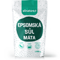 Allnature Epsomská sůl Máta 1000g