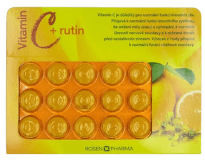 Rosen Vitamín C+rutin 400mg drg.15