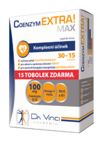 Coenzym EXTRA! Max 100mg DVA tob.30+15ZDARMA