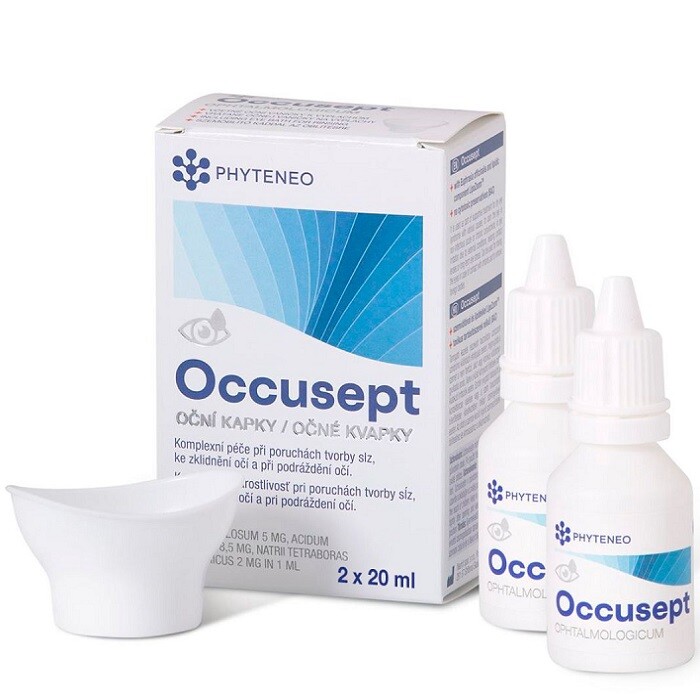 Occusept  při syndromu suchého oka - hlavní vlastnosti