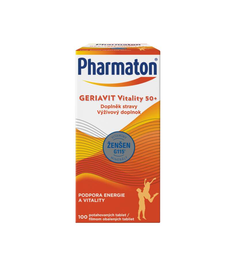 Pharmaton_geriavit_Vitality_100_front