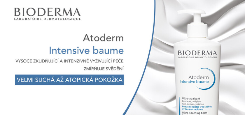 Bioderma Atoderm - zmírňuje svědění citlivé a podrážděné pokožky a zklidňuje pokožku s atopickým ekzémem.