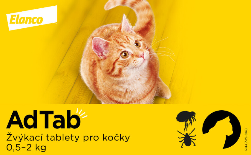 AdTab 12mg žvýkací tablety pro kočky (1)
