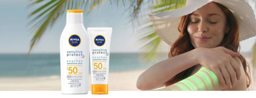 nivea SUN opalování