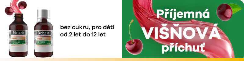 Robitussin Junior příjemná višňová příchuť