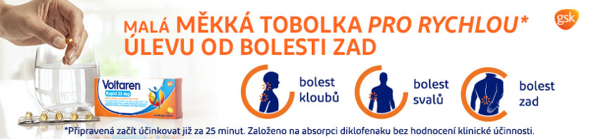 VOLTAREN RAPID 25MG měkké tobolky - vyhody