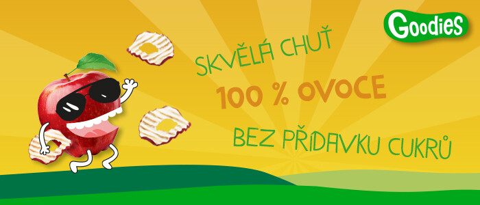 Goodies 100% jablečné plátky 15g (1)