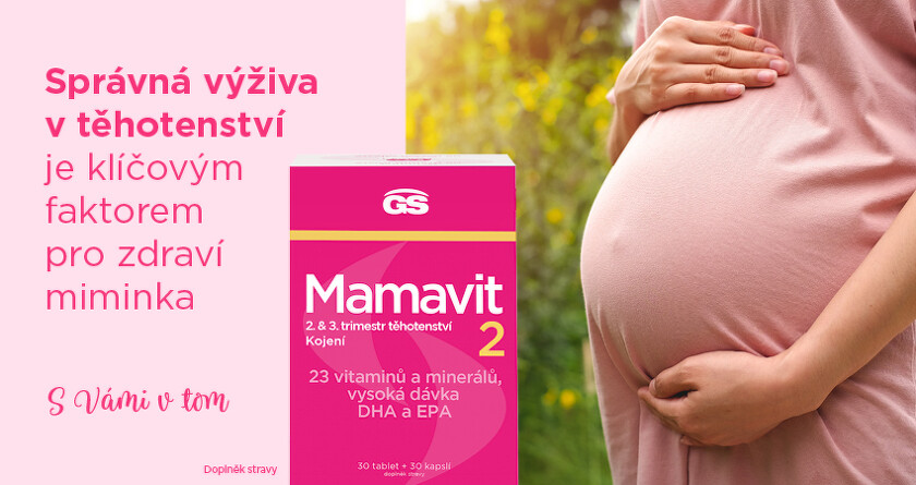 GS mamavit 2 správná výživa v těhotenství je klíčovým faktorem pro zdraví miminka