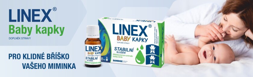 Linex Baby kapky probiotika pro děti a kojence od narození