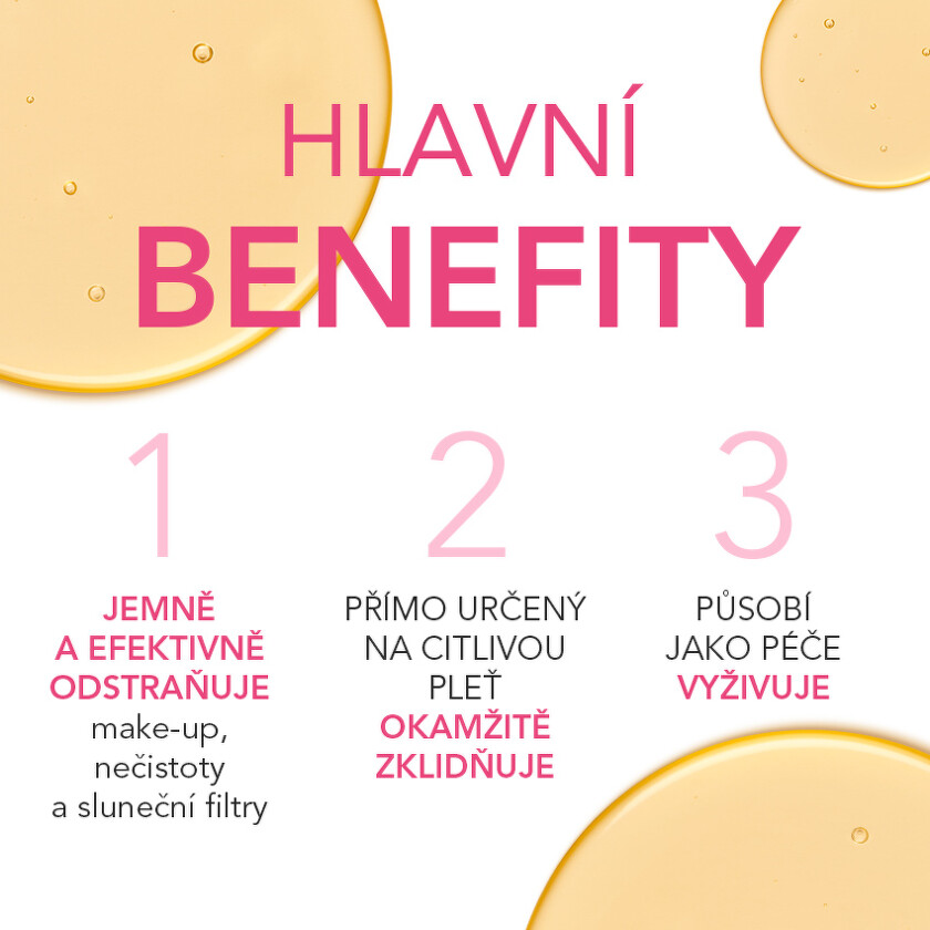 Bioderma Sensibio Micelární olej benefity