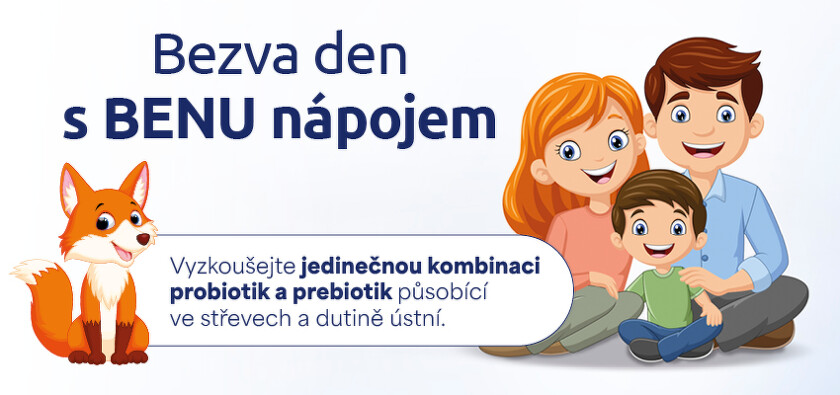 BENU Probio nápoj kaková příchuť