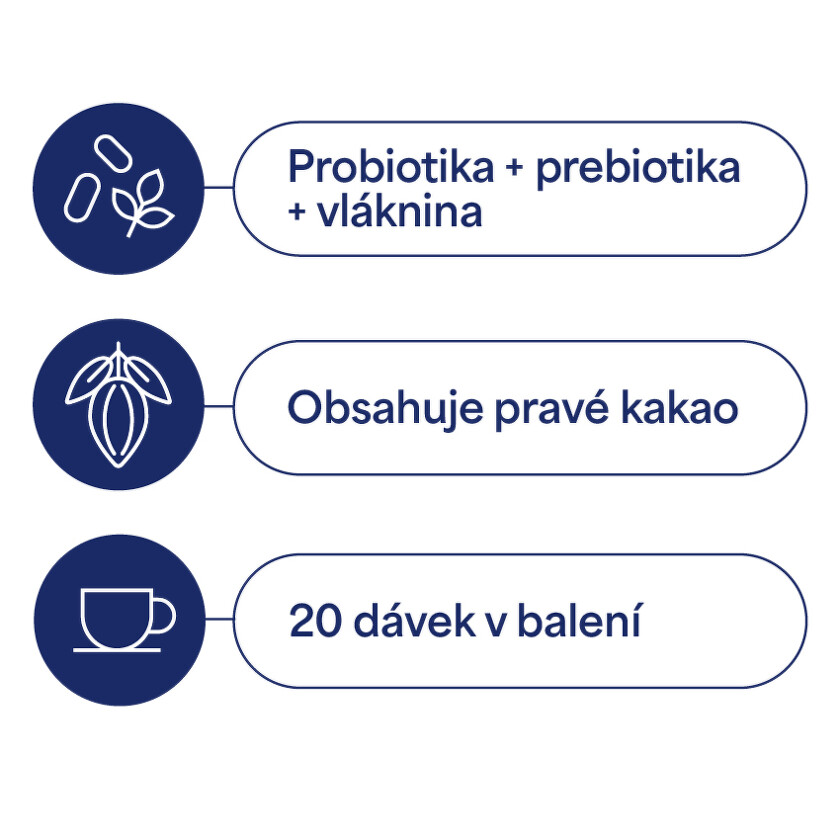 BENU Probio nápoj kaková příchuť výhody