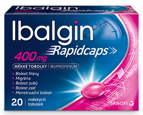 IBALGIN RAPIDCAPS 400MG měkké tobolky