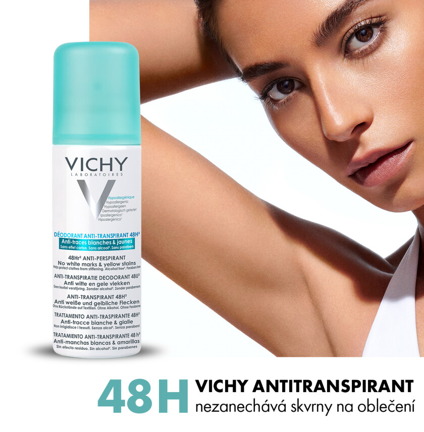 VICHY Antiperspirant 48h Deodorant - sprej 125 ml