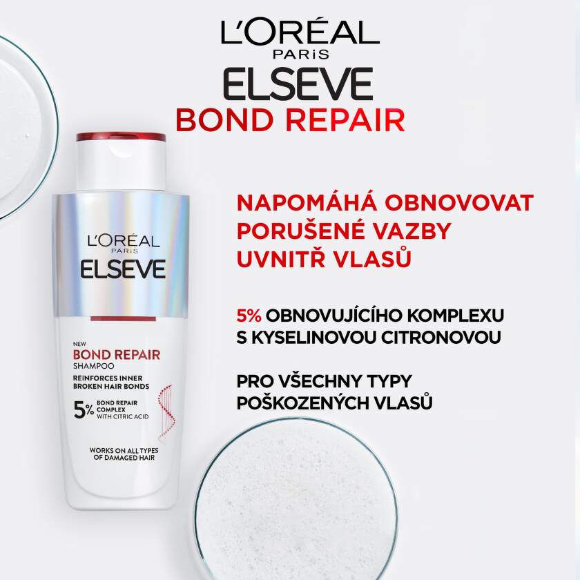 LORÉAL Elseve Bond Repair šampón 200ml (3)
