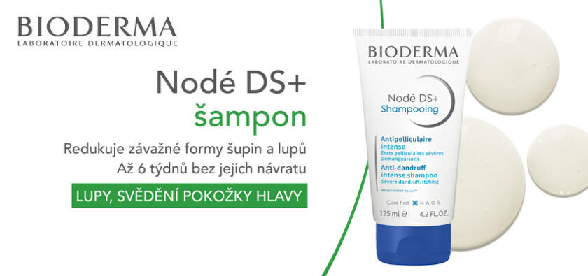 Bioderma BIODERMA Nodé DS Šampon je intenzivní vlasový šampon, který působí na všechny příčiny tvorby lupů a proti jejich návratu.