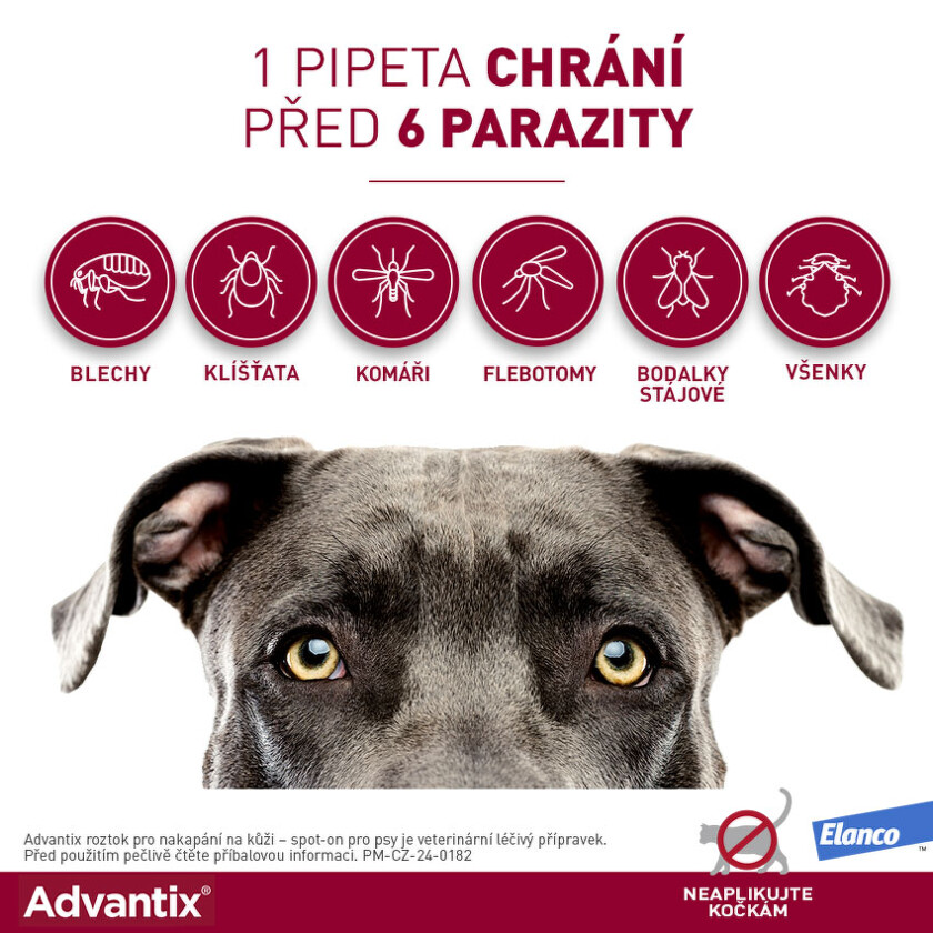Advantix pro psy 4-10kg spot-on 